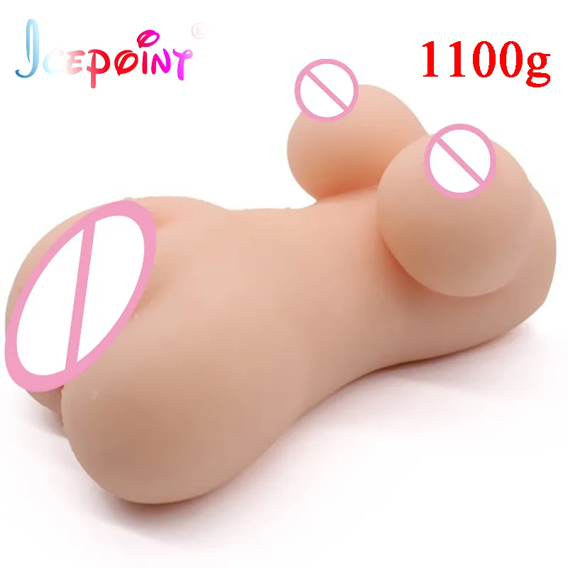 ICEPOINT 2020 High Quality Male Masturbator Sex Toys For Men Massager Realistic Ass Breast With Pussy Vagina Sex Toys for Men