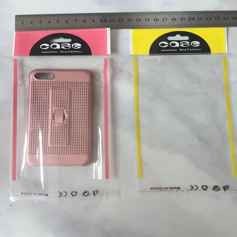 Wholesale Cell Phone Case Plastic Packing Zipper Retail Package Zipper