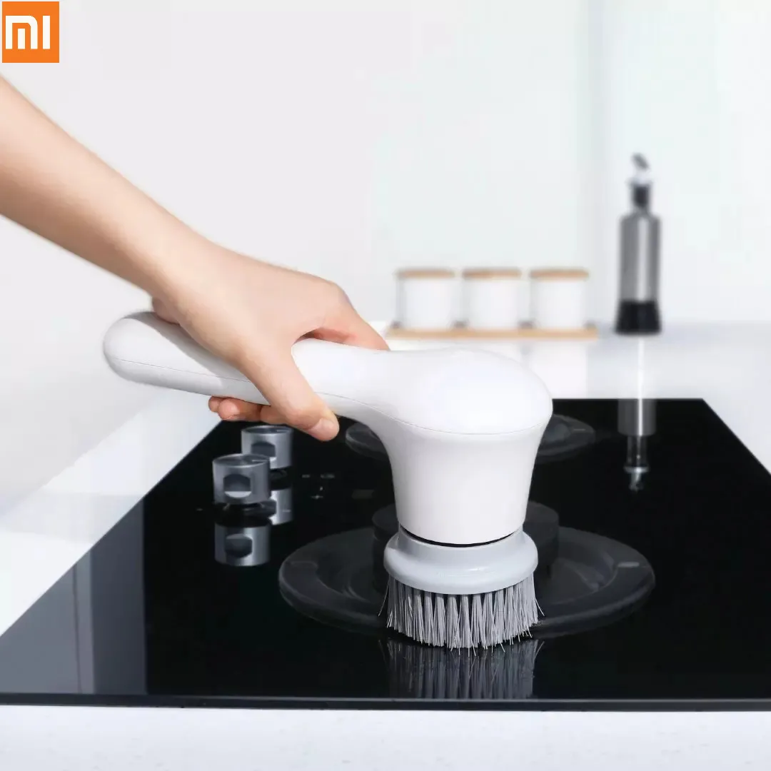 Xiaomi Mijia Shunzao Wireless Handheld Electric Cleaner Kitchen Scrubber Cleaning Tool Multifunctional Brush Rechargeable Wash