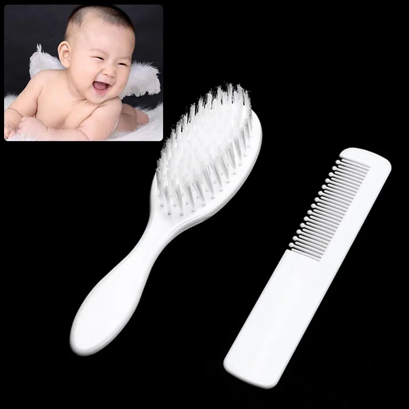Kid Comb Set för spädbarn Baby Soft Boy Tchildren Brushes of Hair Care Produkter Hairbrush Spädbarn Combs Care Miljövänlig Säkerhet