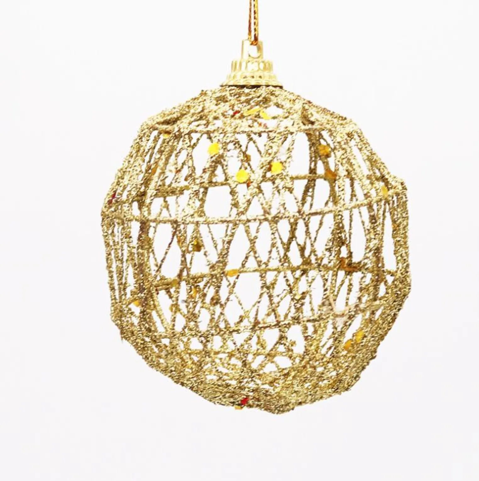 Decorations Festive Supplies Home & Garden 6cm Christmas Xmas Tree Gold Ball Baubles Hanging Party Ornament Decoration