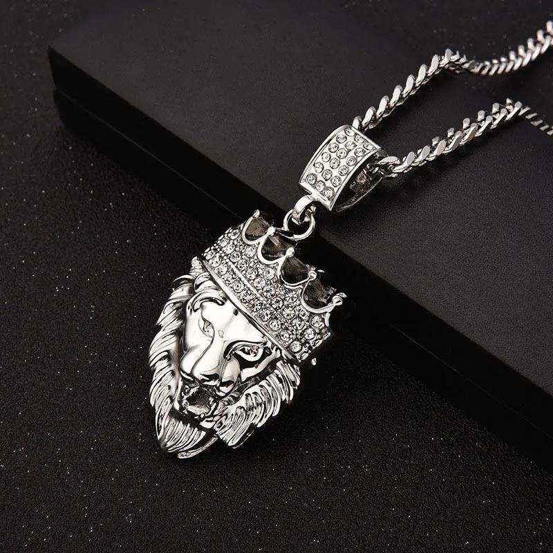 Gold Chain Lion Head Pharaoh Pendant Hip Hop Jewelry For Men And Women From Fashion jewelry32 51.5 DHgate.Com