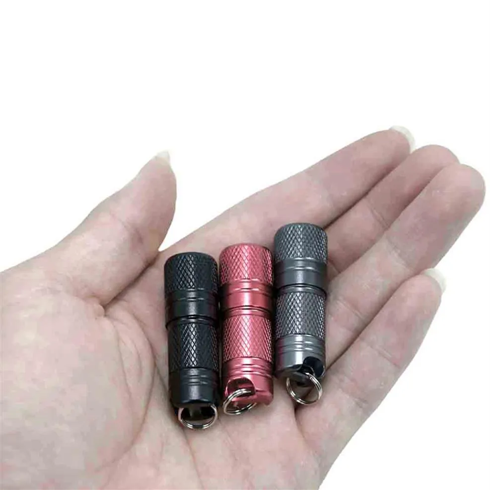 ポケットミニLED懐中電灯USB充電式携帯用防水ホワイトライトキーチェーントーチスーパースモールランタンバッテリーA52