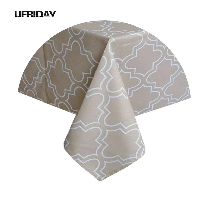 UFRIDAY moderno geométrico impreso mantel mantel para rectangular toalha de mesa manteles cubierta de mesa impermeable duradera Y200421