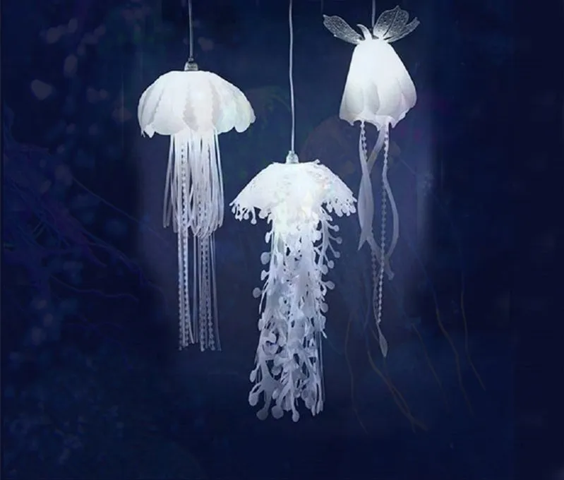 Nowe Lampy wiszące Medusae Glow Ethereal Jellyfish Droplight Acallep Hanginglight