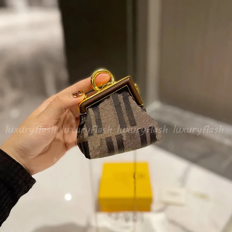 Mini Münztaschen 2023 Designer Buchstaben Herkunft Qualität Frauen Kleine Geldbörsen Umhängetasche Luxus Cross Body Schulterkette Plüsch Nano Handtaschen