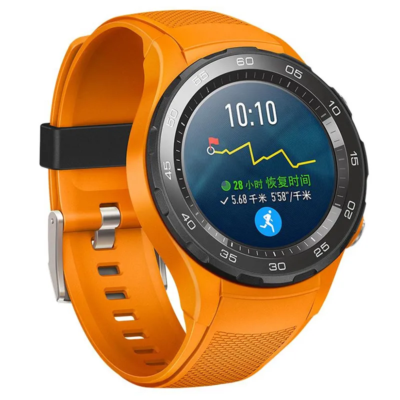 Montre intelligente d'origine Huawei Watch 2 prenant en charge les appels téléphoniques LTE 4G GPS NFC moniteur de fréquence cardiaque eSIM montre-bracelet intelligente pour Android iPhone iOS Apple