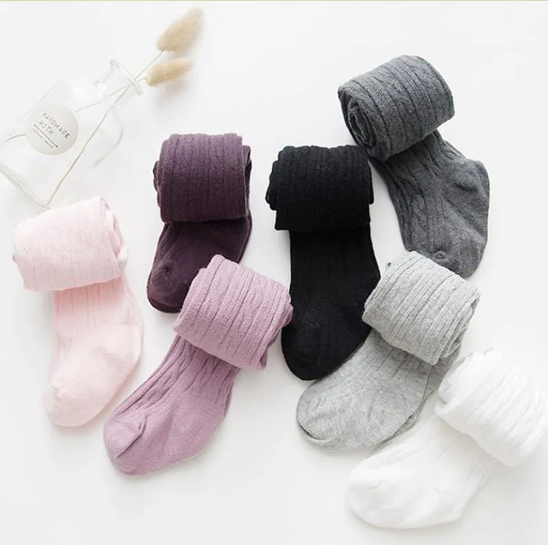 Baby Leggings Cotton Children Dance Socks Pants Solid Baby Girl Pants Stretch Tights Infant Toddler Kid Clothes 8 Colors