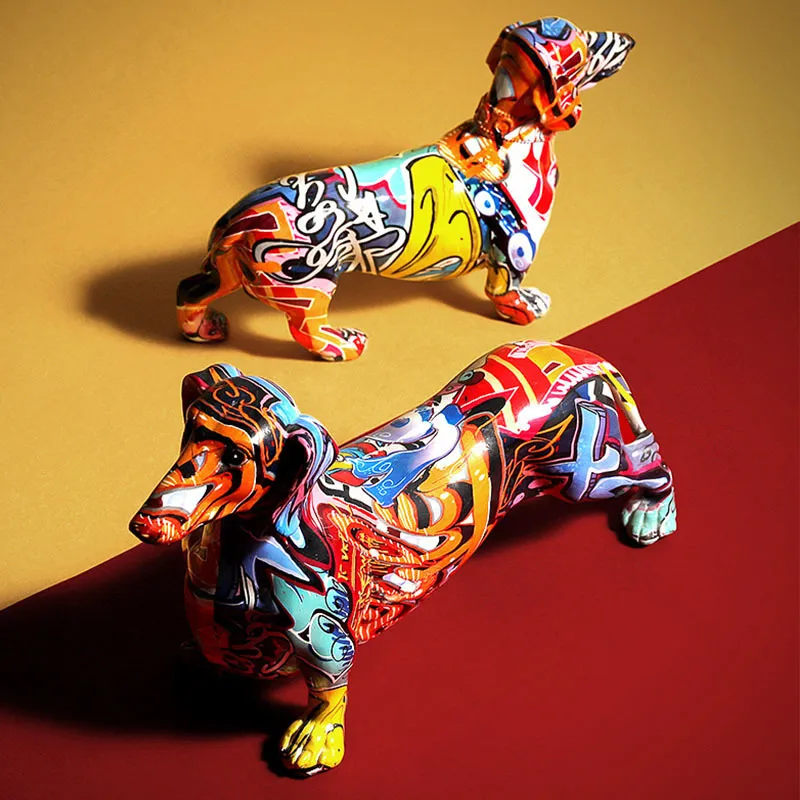 ✨未使用 置物 オブジェ彫刻 アート犬彫刻樹脂工芸品彫像家の装飾品 ✨未使用 置物 オブジェ彫刻 アート犬彫刻樹脂工芸品彫像家の装飾