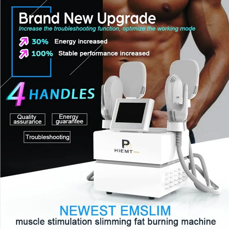 2022 cellulite reduction weight loss hiemt muscle stimulator body build slimming hiemt max3 ems machine portable HIEMT