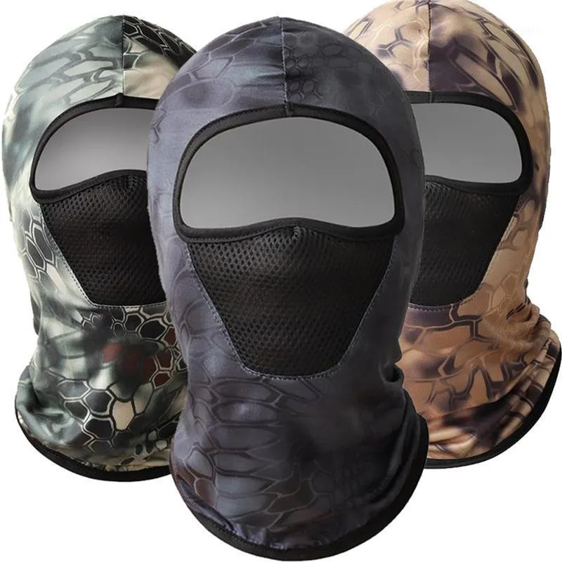 ICE Silk Turystyka Szalik Oddychający Outdoor Pot Wicking Balaclava Wędkowanie Bandana Sun Neck Collar Headgear Caps Maski