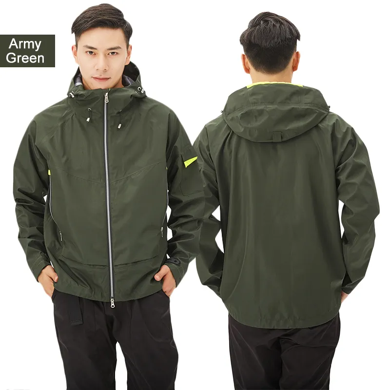 QIAN Impermeable Mens Green Raincoat Mens Multi Functional Breathable Climbing Rain Coat Waterproof Casual Working Jacket Sports Rain Gear 201110 From Long10 32.16 DHgate.Com
