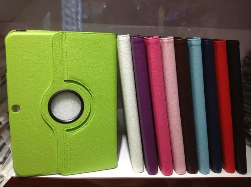 360 Stopni Obracanie PU Leather Case dla Samsung Galaxy Tab S6 Lite P610 P615 Stojak Pokrywa tabletu