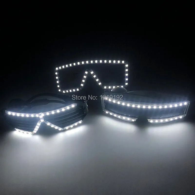 의상 액세서리 Hight 품질 편광 된 낚시 선글라스 어두운 밤 바에서 선글라스를 운전하는 선글라스 레이브 파티 LED GLA