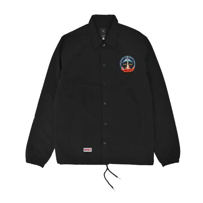 Spring Autumn Cotton Jacket Man Unique Embroidery NASA Short Clothing NASA Coach Astronaut Jacket Boy Street Skateboard Coat From 49 61 DHgate