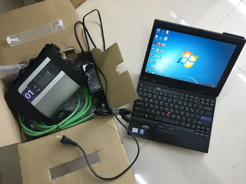 2021.06V MB نجمة C4 أداة فحص السيارات مع آخر X-Entry HDD SD اتصال Congact 4 Plus X201T Laptop 4G Scanner التشخيص الكامل