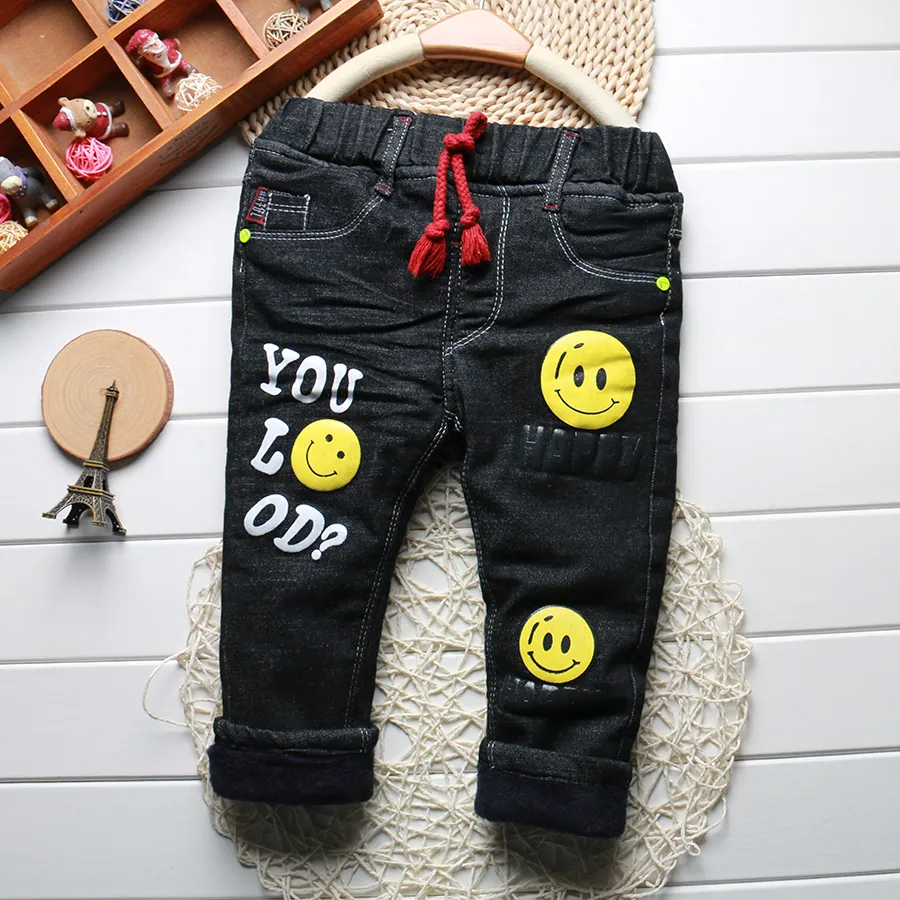 Nuevos Pantalones Vaqueros Gruesos Y Cálidos De Invierno Para Niños, Ropa  Negra De Moda Para Niños, Pantalones Vaqueros Térmicos Para Bebés De 1 A 5  Años DB LJ201203 De 11,24 €