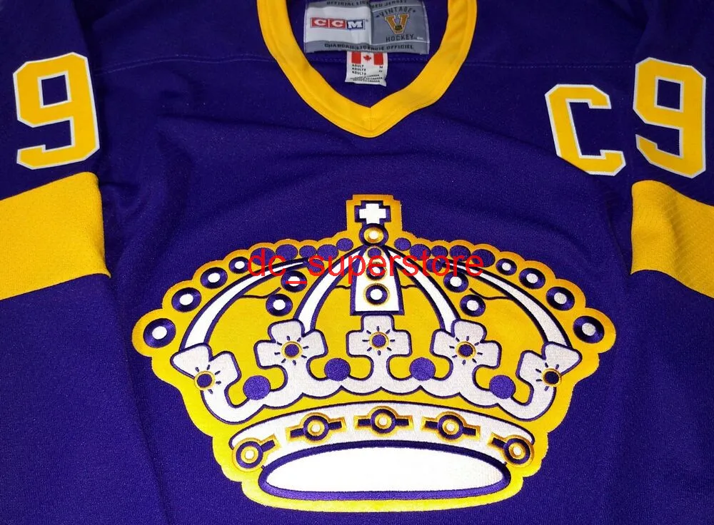 VINTAGE-SERIES-M WAYNE GRETZKY LA KINGS HOME CROWN NHL