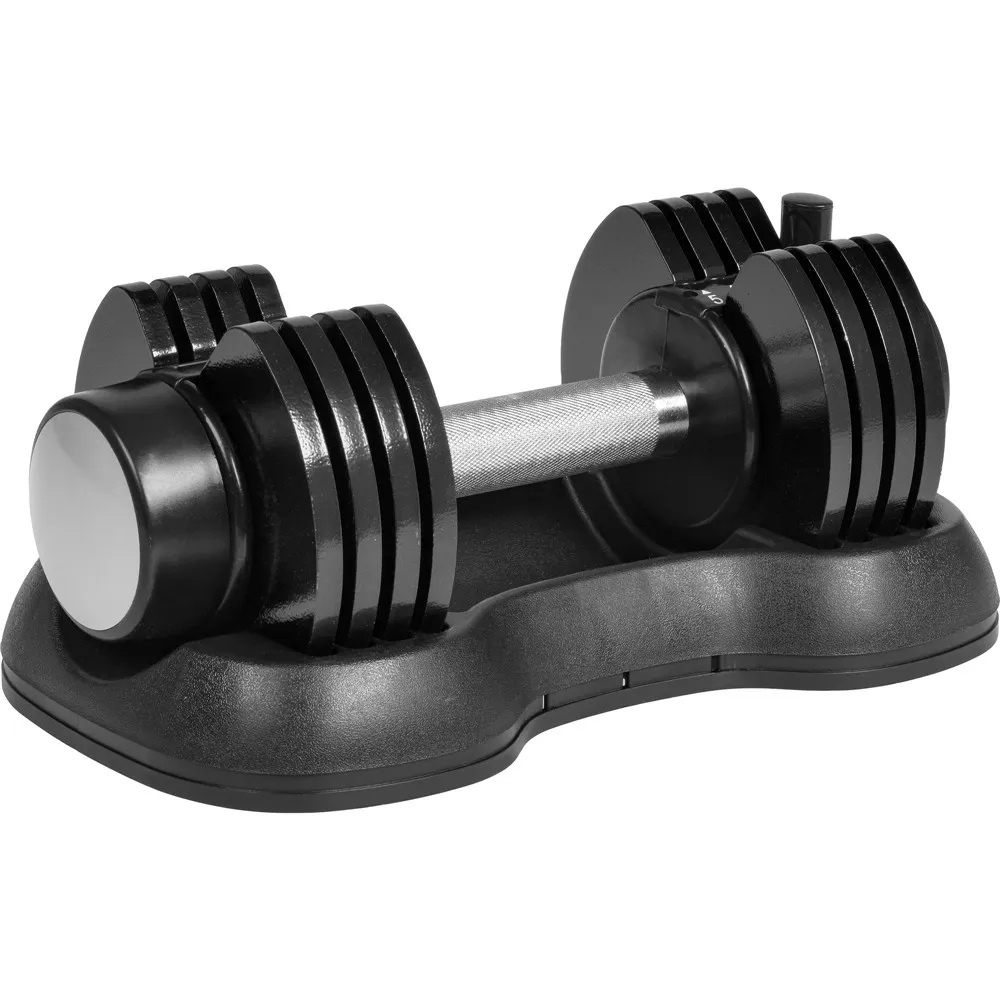 Verstelbare halter 25 lbs met snel automatische verstelbare en gewichtplaat voor body workout home gym single set USA stock