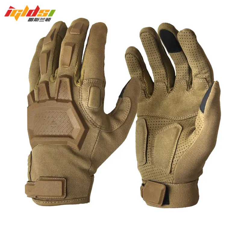 Guantes tácticos de pantalla táctil Airsoft Paintball Guantes militares Hombres Fuerzas especiales del ejército Antideslizante Bicicleta Dedo completo Guantes de gimnasia 201104