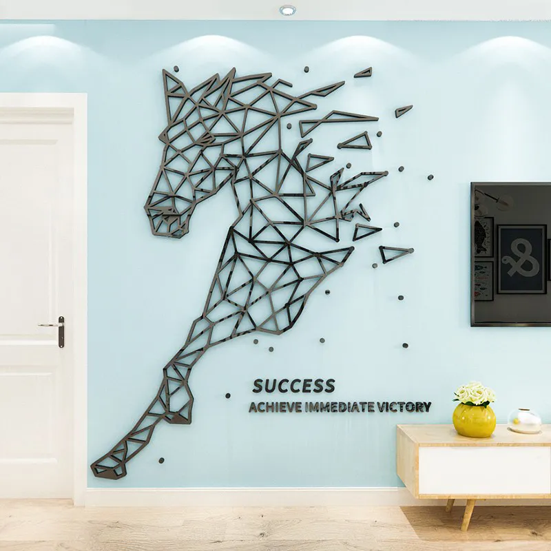 3D Cervo Specchio Decorativo da Parete Wall Sticker Adesivi | FindTheDeal