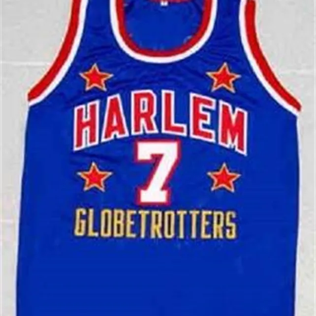 Custom 604 Youth Women Vintage Vintage "TOO TALL" HALL HARLEM GLOBETROTTERS Maillot de basket-ball Taille S-4XL ou personnalisé avec n'importe quel nom ou numéro de maillot