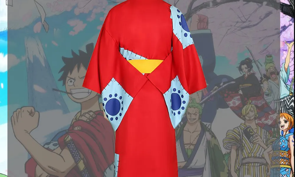 One Piece Kimono Outfit Wano Country Monkey D. Luffy Suit Cosplay Costume -  Onepiecefans Store