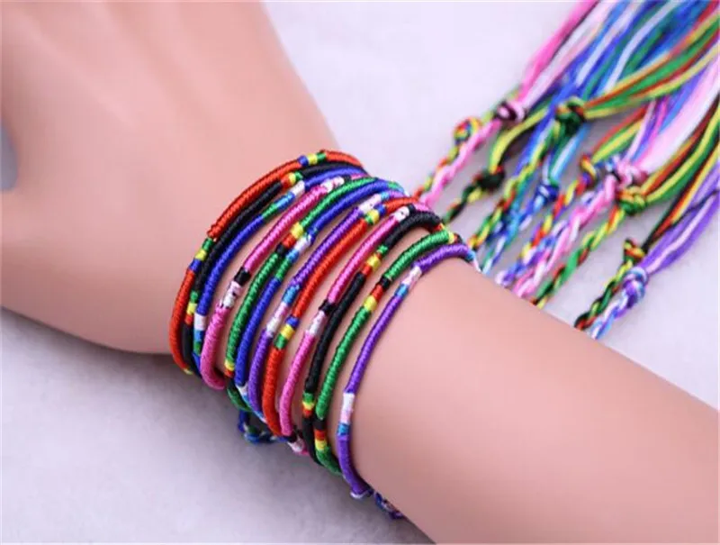 Buy Woven Friendship Bracelets, Cotton Bands, Multi Colours, Unisex  Wristbands, Macrame, Knotted, Bohemian Beach Jewelry, Festival Bracelet  Online in India - Etsy