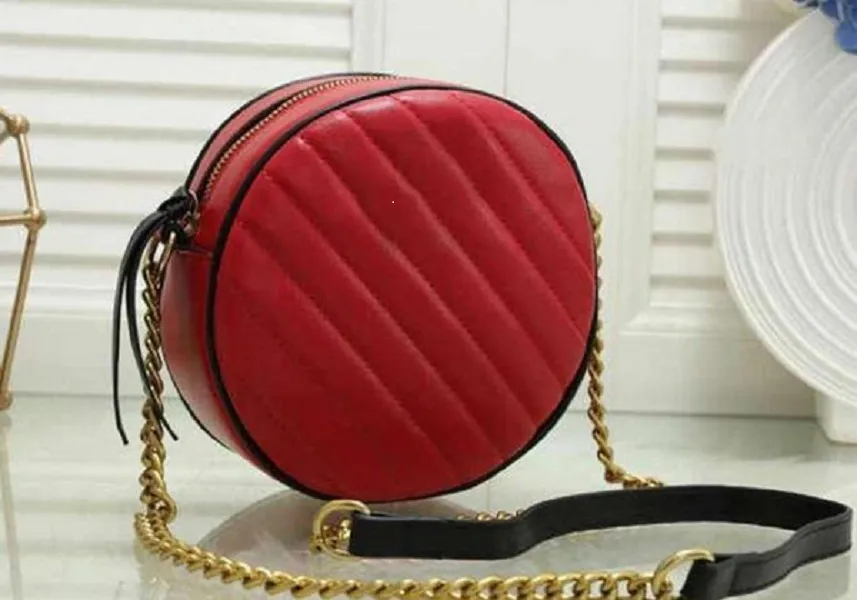 2020 الكتف أزياء جولة حقيبة المرأة حقيبة مضحك أنثى تحقق رسول CROSSBODY حقائب للنساء جلد ريترو سلسلة سحاب حقيبة سوداء اللون