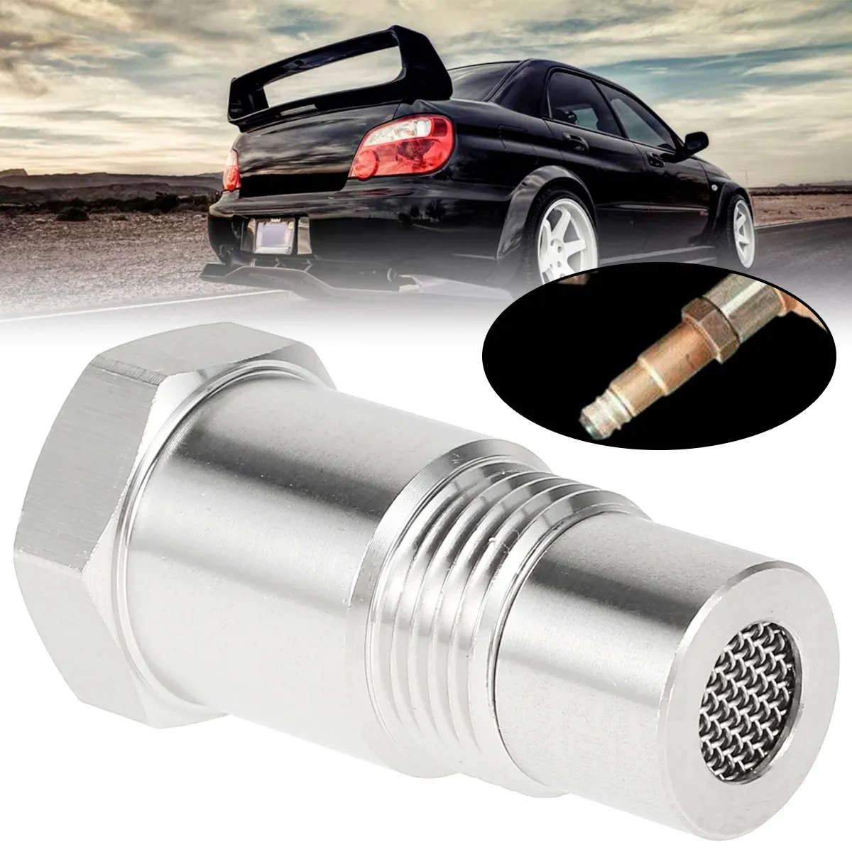 Oxygen Sensor Adapter Oxygen O2 Sensor M18X1.5 Thread Pitch Extension