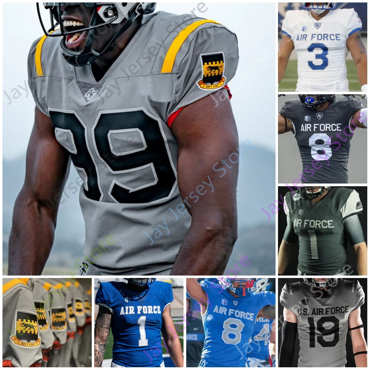 2020 Maillot de football personnalisé Austin Cutting NCAA College Donald Hammond III Kadin Remsberg Birdow Timothy Jackson Sanders Waters Fifita Meeks