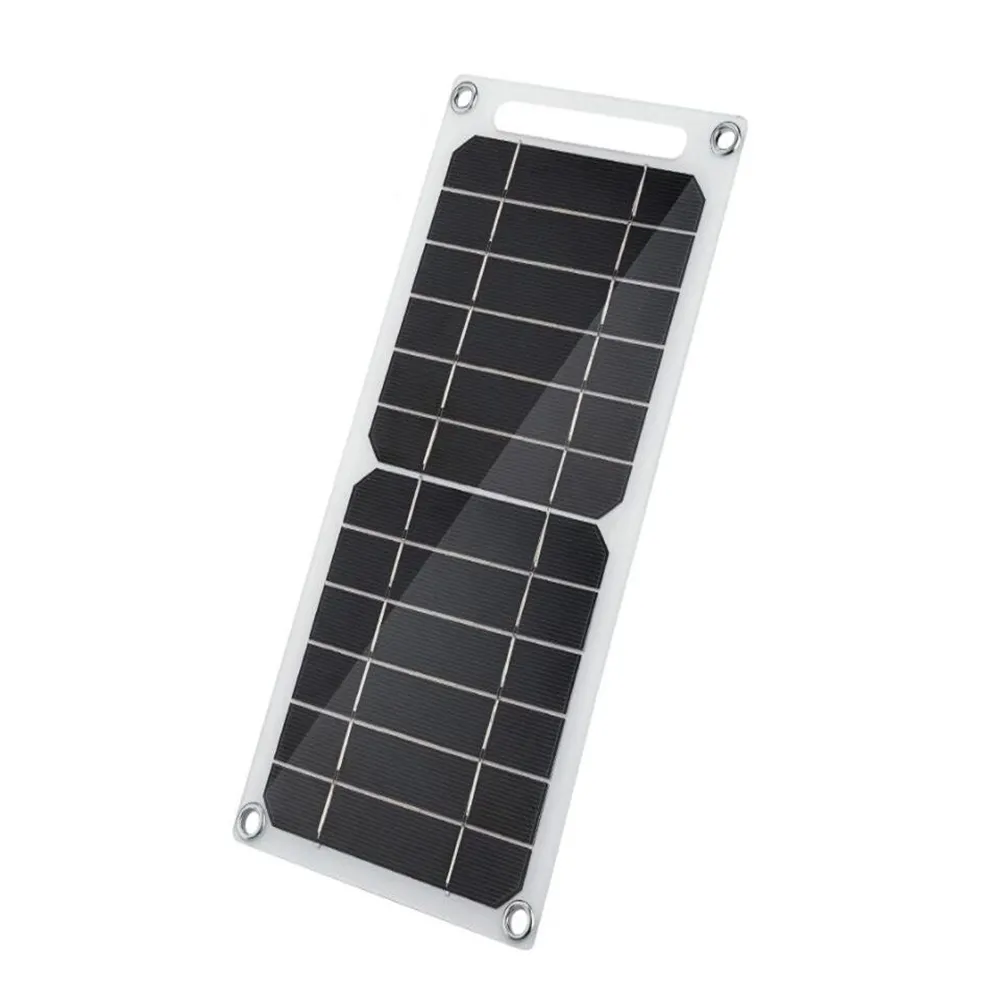 5V High Power USB Solar Panel Outdoor Wasserdichte Wanderung Camping Tragbare Zellen Power Bank Battery Solar Ladegerät für Handy