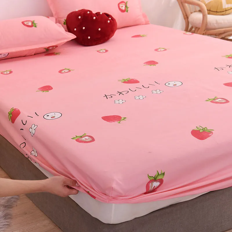 Drap de lit couvre-lit housse de protection housse de matelas anti-poussière couvre-lit simple double simple feuille antidérapante