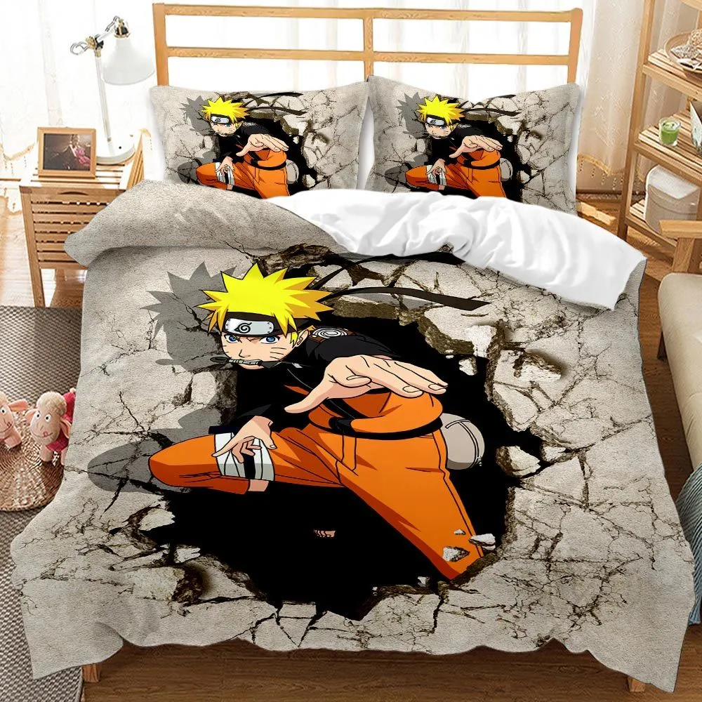 Naruto comforter clearance set queen