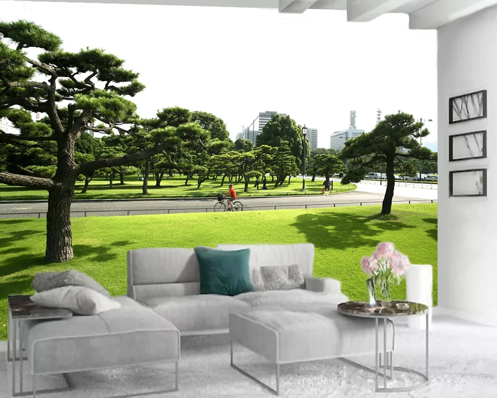 3d Photo Wallpaper Custom Beautiful City Park Scenery Living Room Bedroom Background Wall Decorative 3d Mural Wallpaper