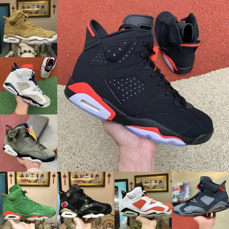 2021 Que cactus jack 6 homens cesta sapatos Hyper Royal 5s médio olive lebre 6s infravermelho Top Mens Treinadores Esportes Sneaker