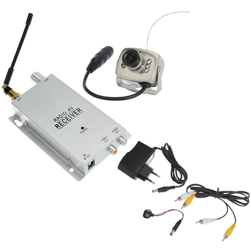 1.2G Wireless Camera Kit Radio AV-ontvanger met voeding Surveillance Home Security (EU-plug)