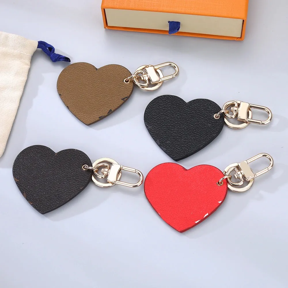 Classic Keychain Plaid Love Designer Bow Keychains PU Leather Animal Bag Pendant Charm Luxury Girls Cars Keyrings Chains
