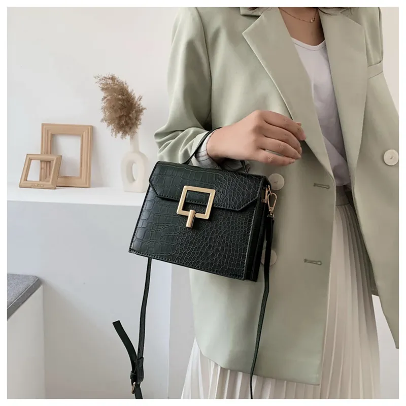 Vintage PU Leather Designer Handbags And Purses For Women White