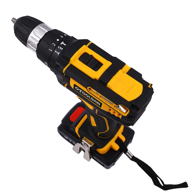 21v Power Tools Impact Screwdriver 45nm Cordless Drill Impact Cordless Drill Rechargeable Lithium Battery (4)