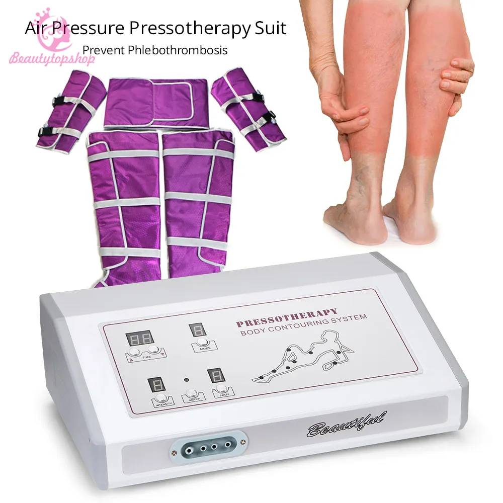 Hotsale Drainage lymphatique minceur couverture corps massage du sein pression d'air pressothérapie machine à brûler les graisses pour salon Spa