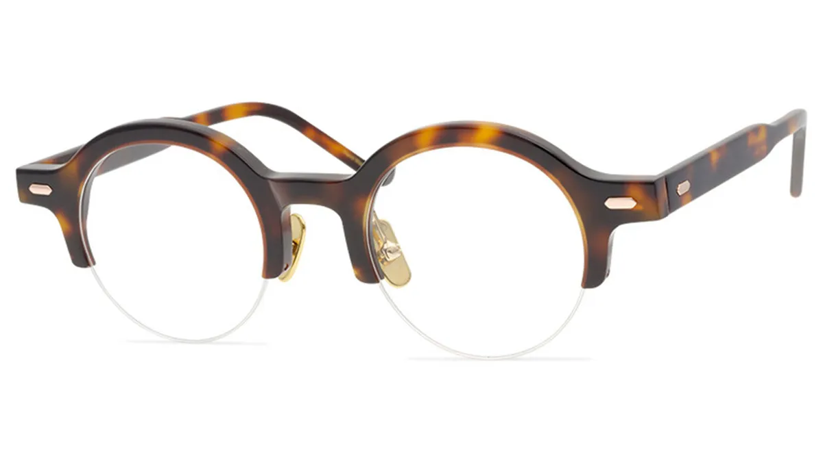 Lunettes optiques pour hommes et femmes, demi-monture de styliste, montures de lunettes rondes, unisexe, pour myopie, avec boîte