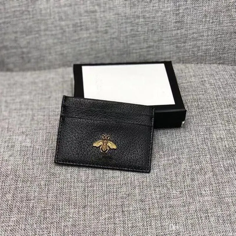 Men's Genuine Cowhide Leather Purse Fashion Slim Coin Bag Business Bank ID Credit Card Holder Black Wallet Holder Money Pocket 2019 New