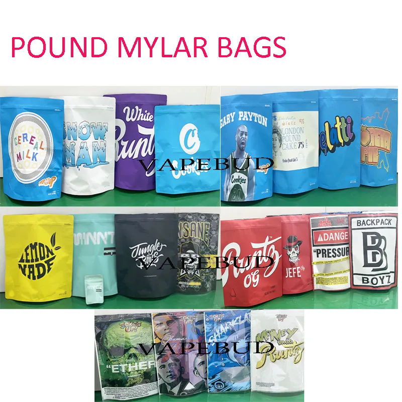 SLAPSTA  1 Pound Bags 1lb Mylar Bags