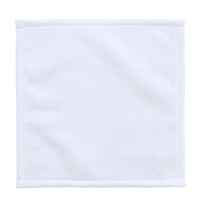 Sublimation Towel Polyester Cotton 30*30cm Towel Blank White Square Towel DIY Printing Home Hotel Towels Soft Hand Towels YL156