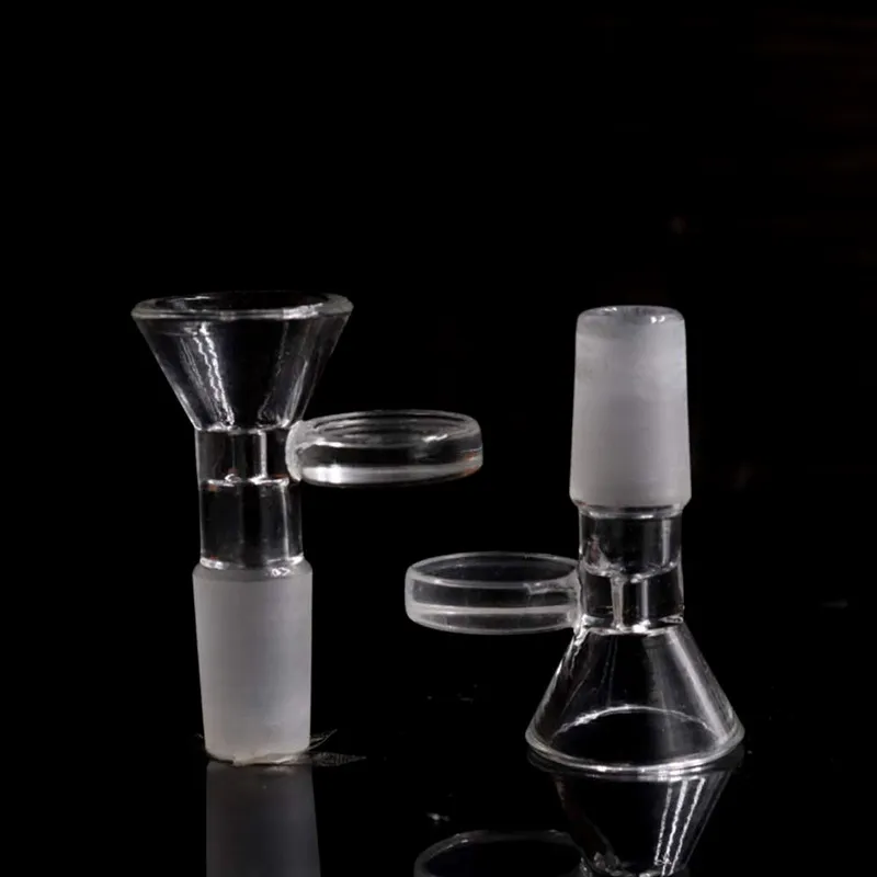 14mm 18mm Kase Kalın Pyrex Cam Bong Kaseler Temizle Boru Nargile Petrol Kulesi Tütün Ot Herb Sigara İçme Su Boruları