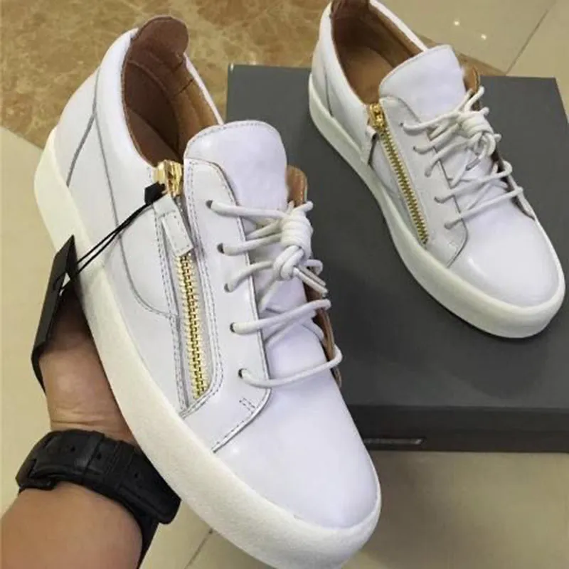 Giuseppe Casual Shoes Real Leather Sneakers Men Shoes Chaussures