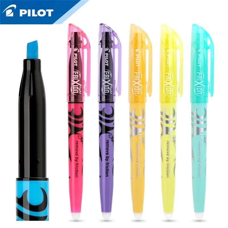 PILOT SW-FL Frixion 6/12 Stück löschbarer Textmarker Pastellfarbe Fluoreszierender Markierungsstift 12 Farben Japan 201102