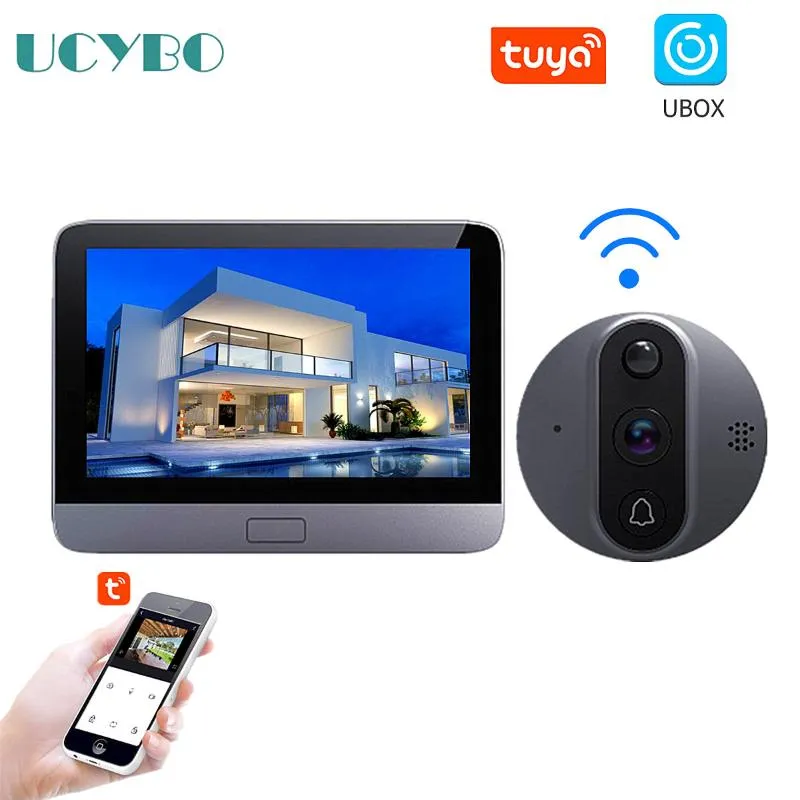 Doorbells Wifi Digital Peephole Door Viewer Camera Wireless Video