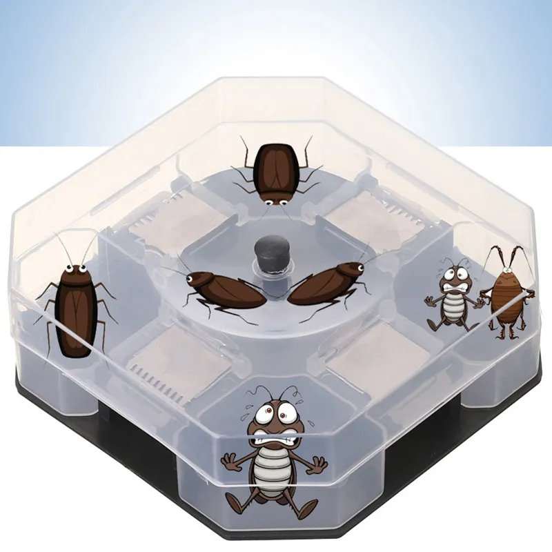 Household Effective Cockroach Traps Box Reusable Cockroach Bug Roach Catcher Cockroach Killer Bait Traps Pesticide for Kitchen DBC KKA1571
